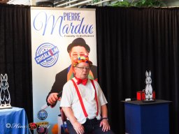 Pierre Mardue im Gleisgarten am 21. April 2024